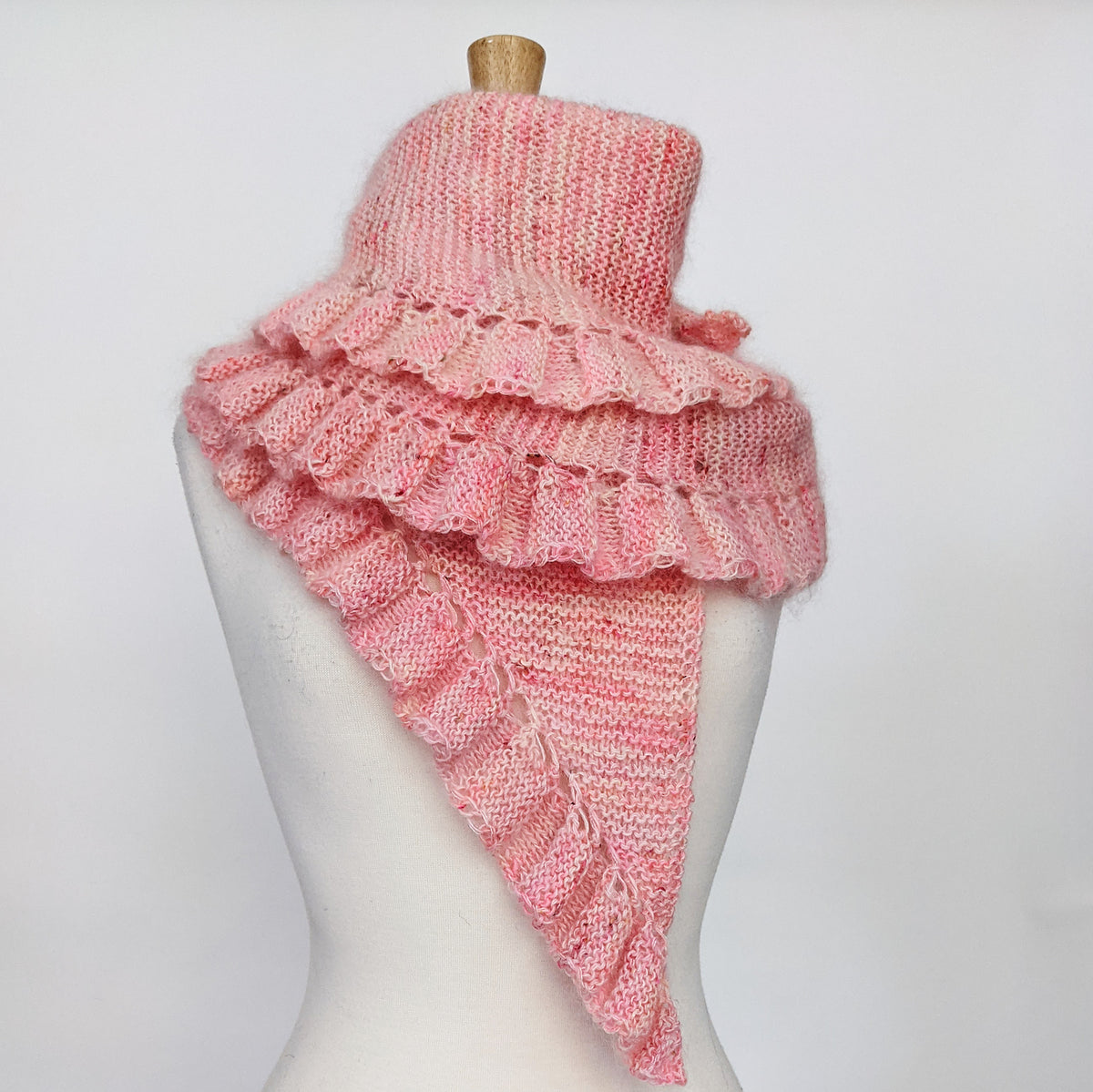 You Had Me at Tricot knitting pattern from the 10 Shawls eBook by Espace Tricot