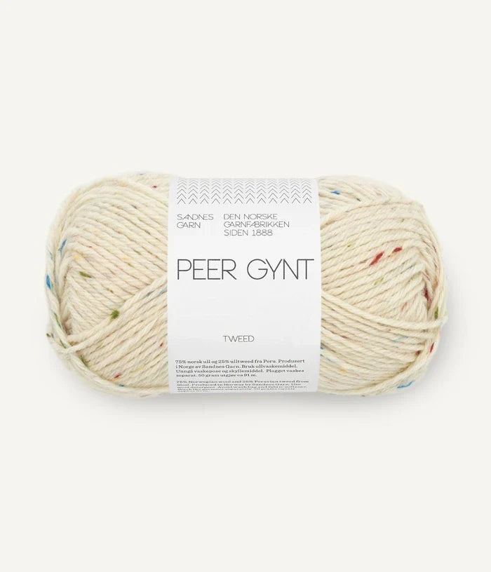 LULU SLIPOVER + SANDNES PEER GYNT TWEED