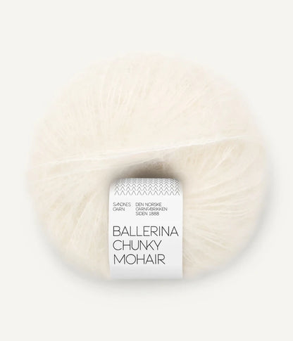 FACILE CARDIGAN no.1 + BALLERINA CHUNKY MOHAIR
