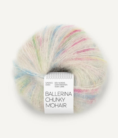FACILE CARDIGAN no.1 + BALLERINA CHUNKY MOHAIR