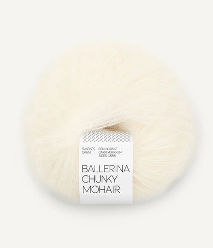 FACILE CARDIGAN no.1 + BALLERINA CHUNKY MOHAIR