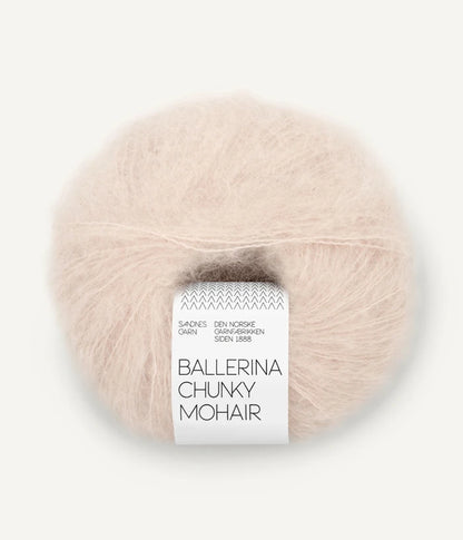 FACILE CARDIGAN no.1 + BALLERINA CHUNKY MOHAIR
