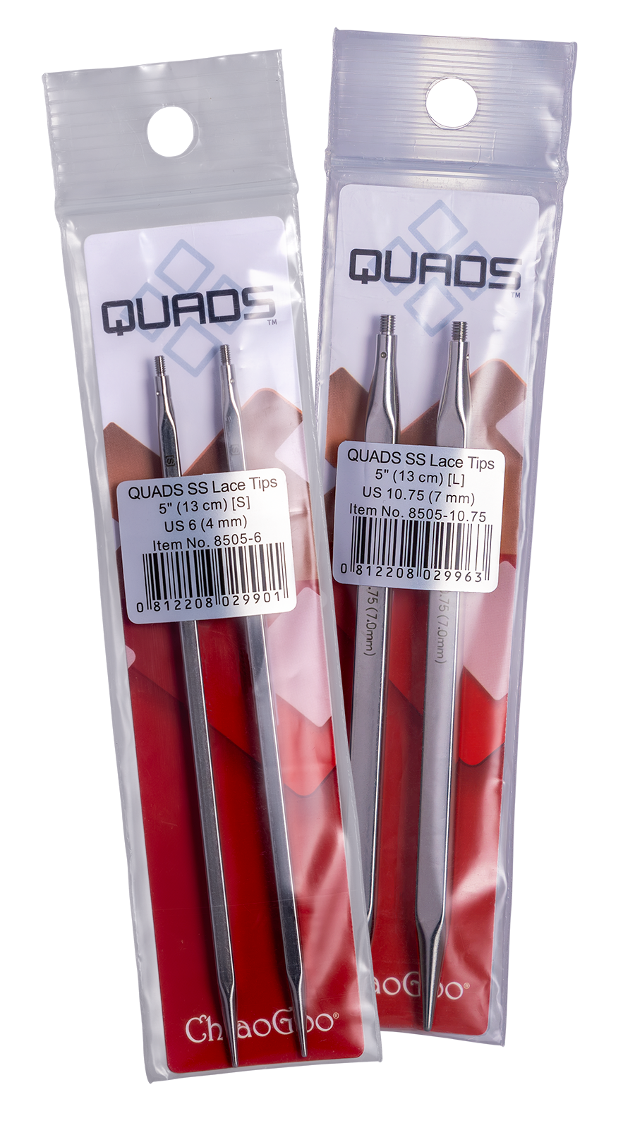 ChiaoGoo - 5-inch Small QUADs Interchangeable Tips