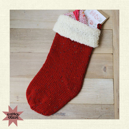 Knitted Stocking for the Holidays