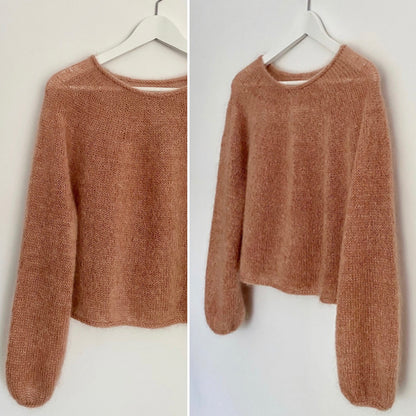Mousseux knitting pattern from the 10 Circular Yokes eBook by Espace Tricot