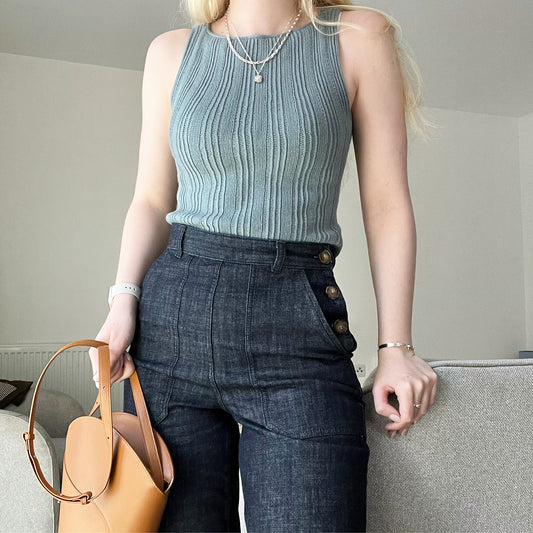 MIXED RIB CAMI