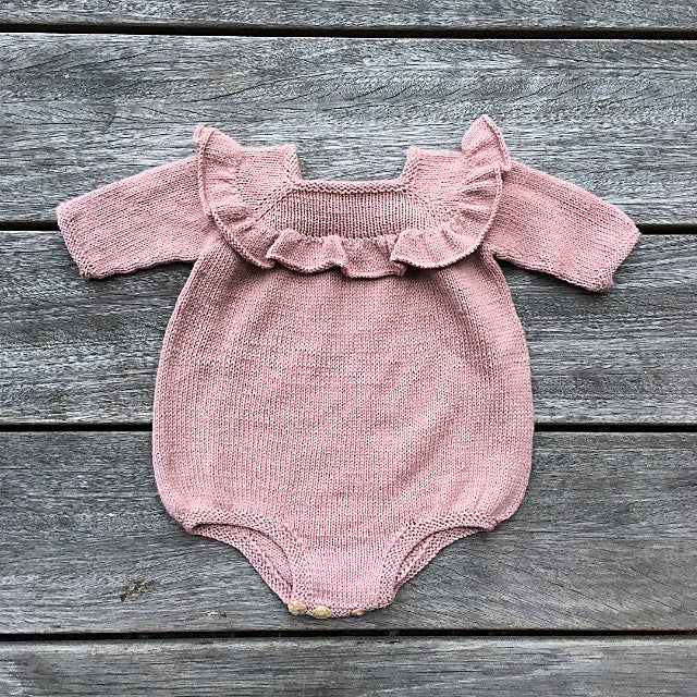 RUFFLE ROMPER + KFO COTTON MERINO