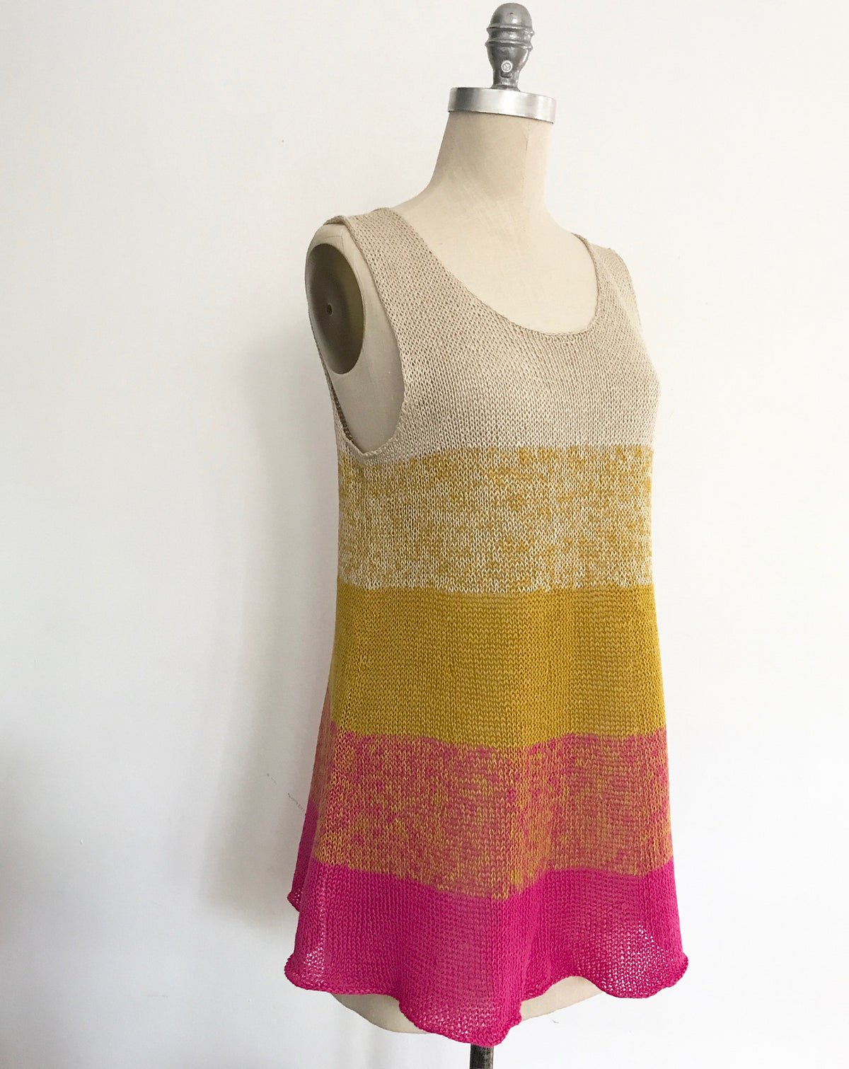 Ombre Tank Redux knitting pattern by Espace Tricot, photo 1