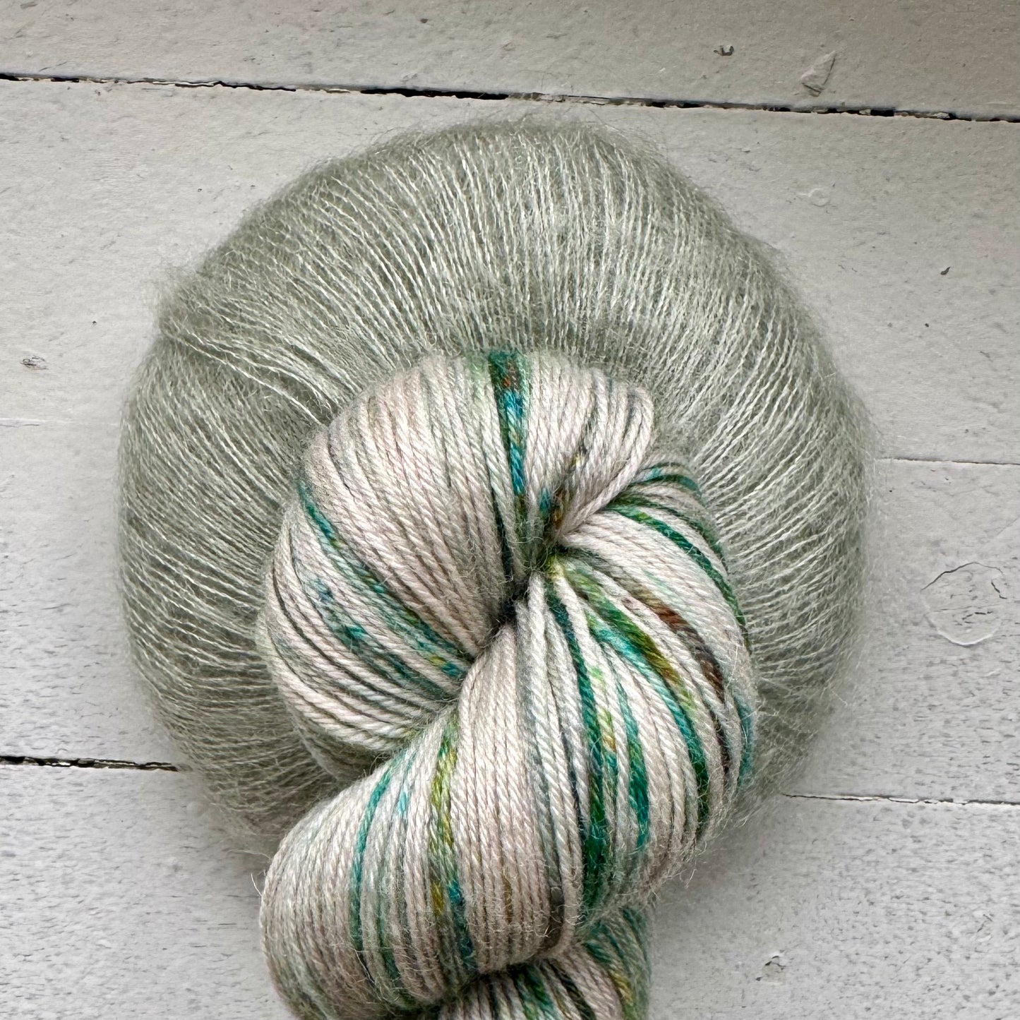 ELTON PULLOVER + J.A. NOMADE BFL + KFO SOFT SILK MOHAIR