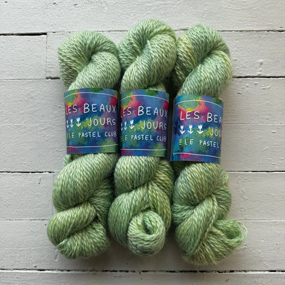 CLOVA SLIPOVER + PASTEL MOHAIR WORSTED
