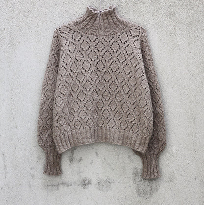 NATURE LACE SWEATER - KFO HEAVY MERINO + SOFT SILK MOHAIR