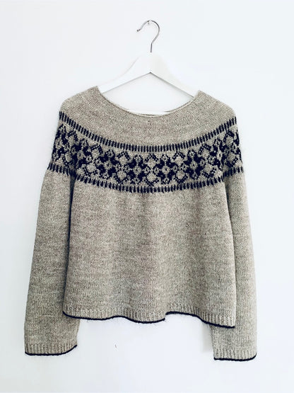 Night Blooms Sweater knitting pattern by Espace Tricot, photo 1