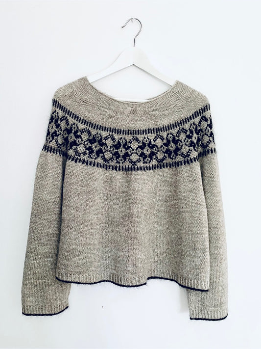 Night Blooms Sweater knitting pattern by Espace Tricot, photo 1