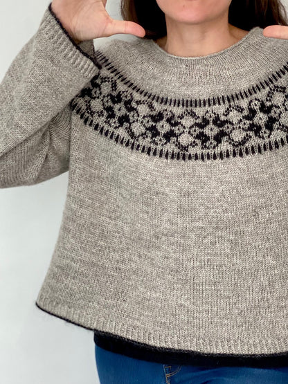 Night Blooms Sweater knitting pattern by Espace Tricot, photo 7
