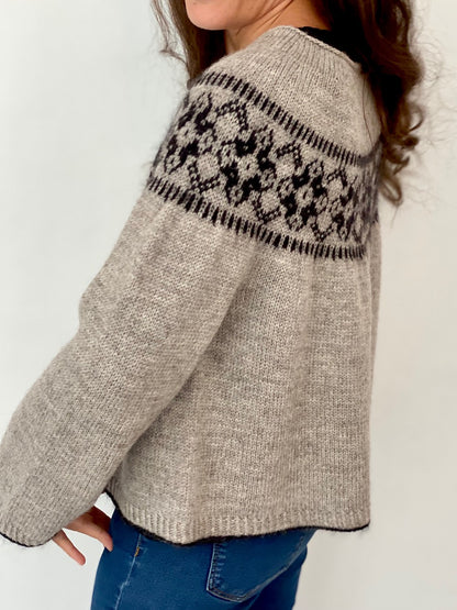 Night Blooms Sweater knitting pattern by Espace Tricot, photo 2