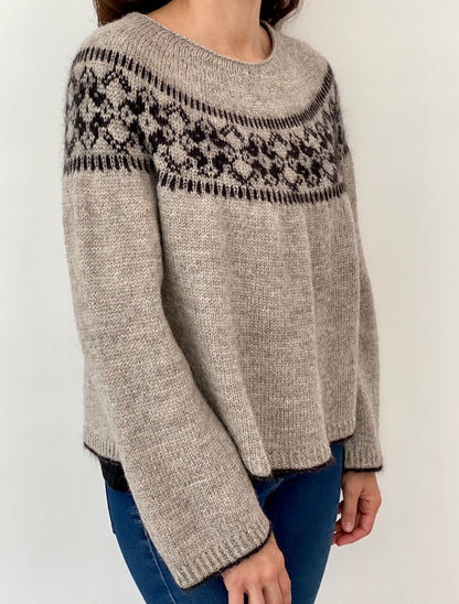 Night Blooms Sweater knitting pattern by Espace Tricot, photo 3