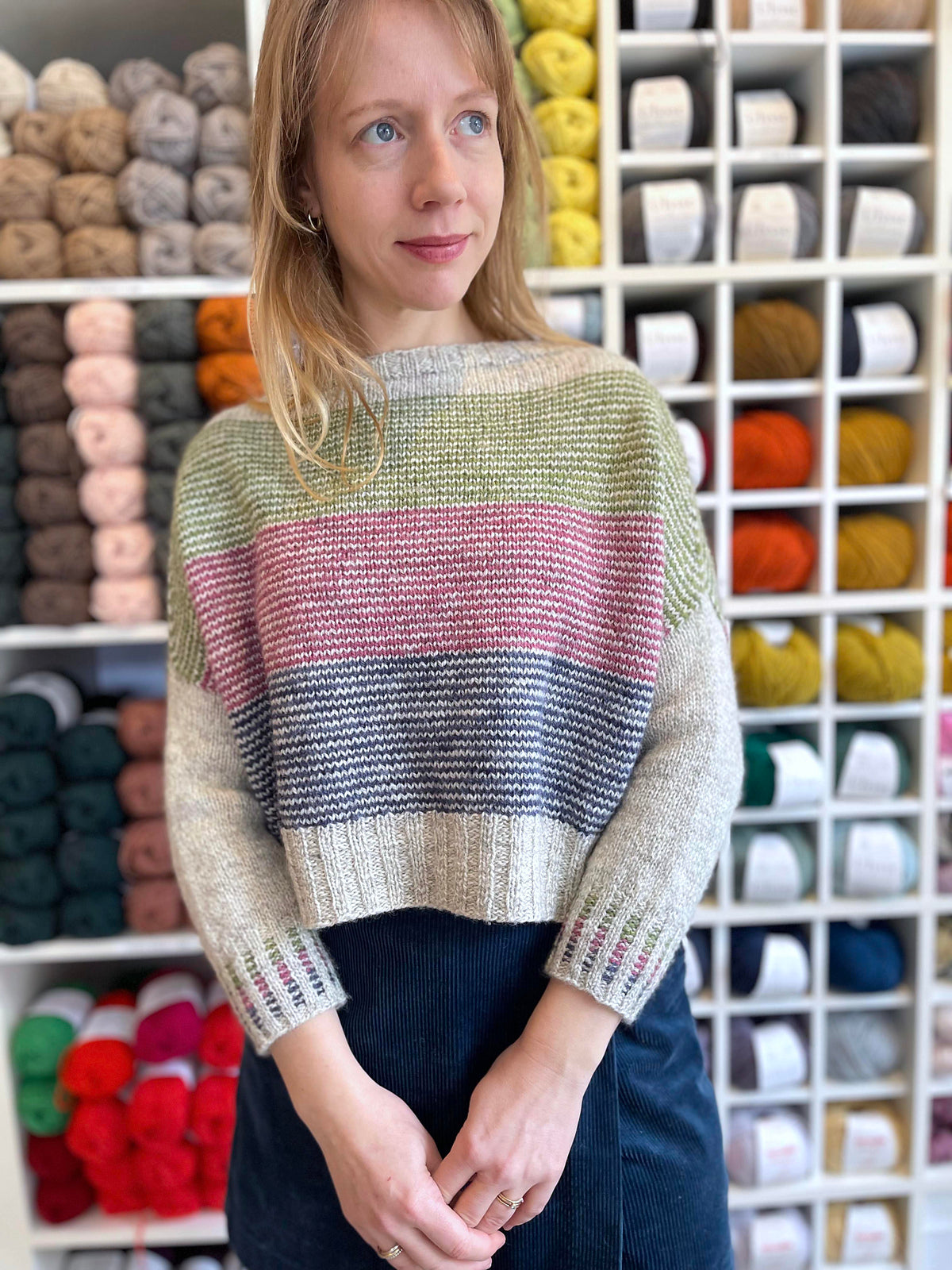 Trixie Sweater knitting pattern by Espace Tricot, photo 1