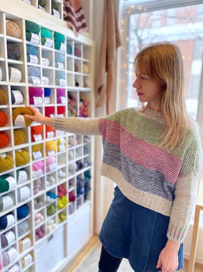 Trixie Sweater knitting pattern by Espace Tricot, photo 4