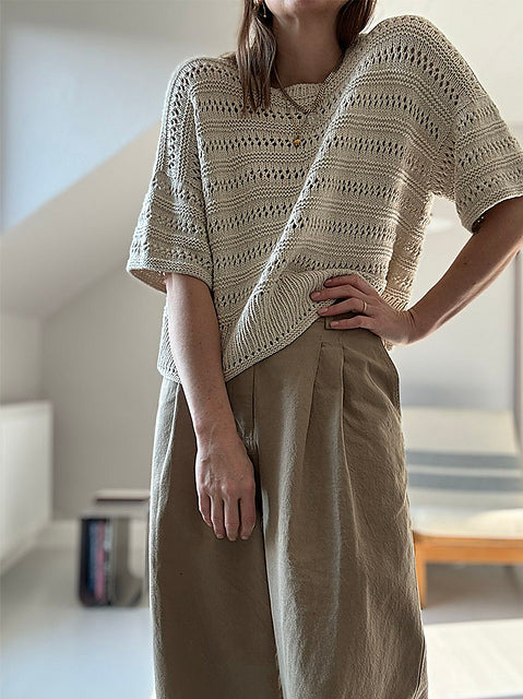 LACEY LOOP TEE + KFO PURE SILK
