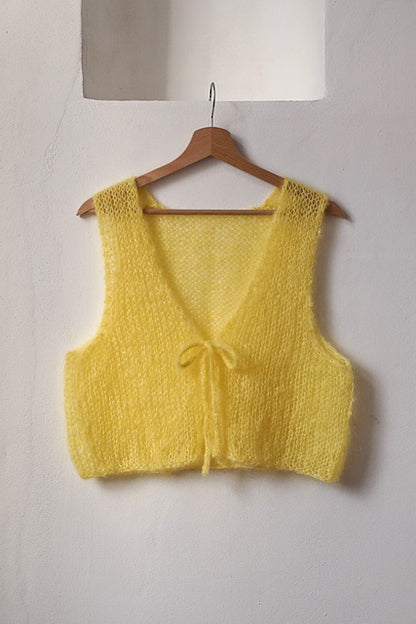 SWEETIE VEST + BALLERINA CHUNKY MOHAIR