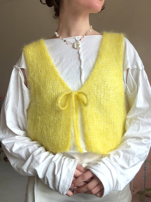 SWEETIE VEST + BALLERINA CHUNKY MOHAIR