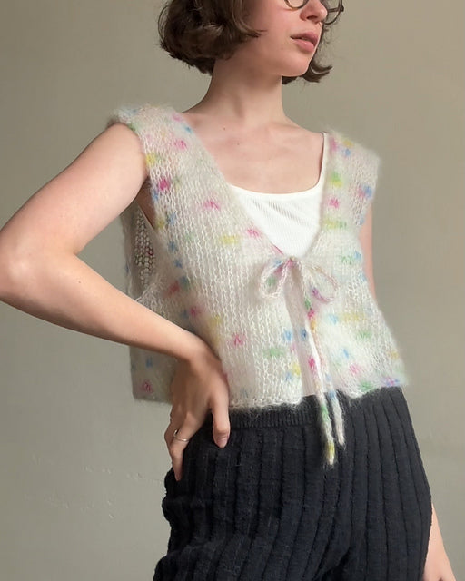 SWEETIE VEST + BALLERINA CHUNKY MOHAIR