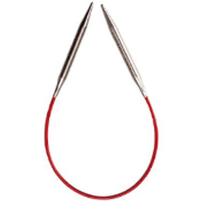 ChiaoGoo - Steel 9-inch Red Circular Knitting Needle