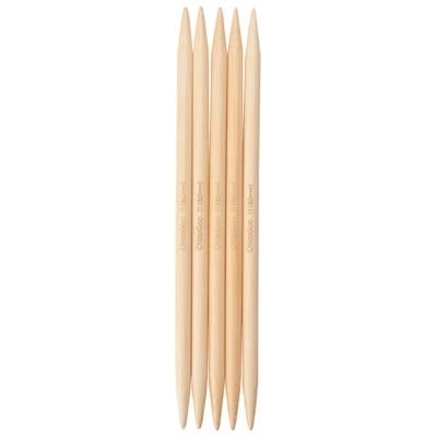 ChiaoGoo - Aiguilles Double Pointes en Bamboo 8 pouces