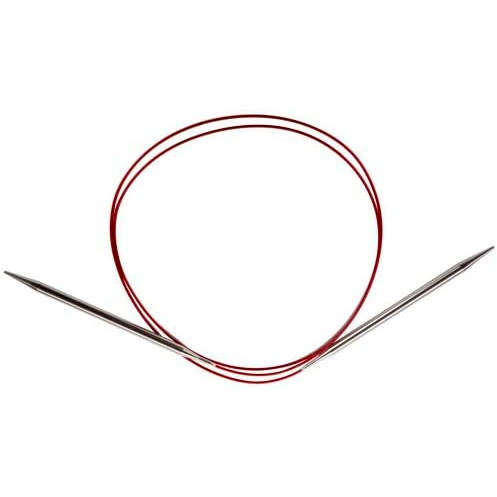ChiaoGoo - Steel 47-inch Red Lace Circular Knitting Needle
