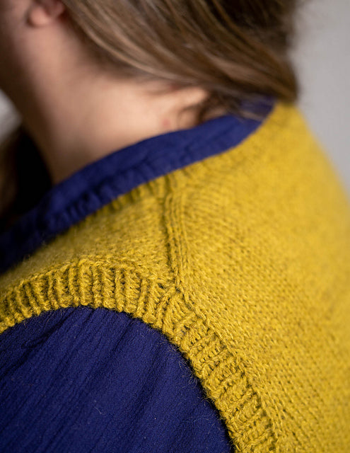 CLOVA SLIPOVER + PASTEL MOHAIR WORSTED