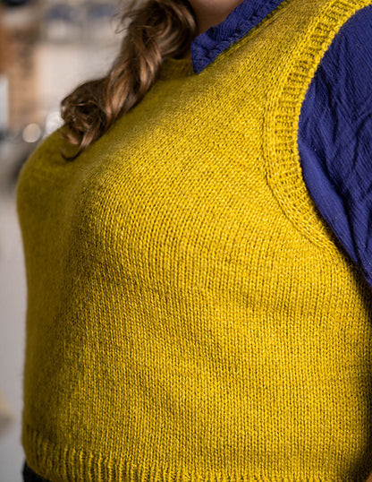 CLOVA SLIPOVER + PASTEL MOHAIR WORSTED