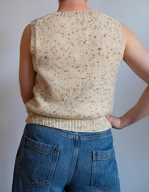 CLOVA SLIPOVER + PASTEL MOHAIR WORSTED