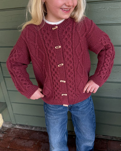 DAGMAR JACKET JUNIOR + SANDNES GARN DOUBLE SUNDAY