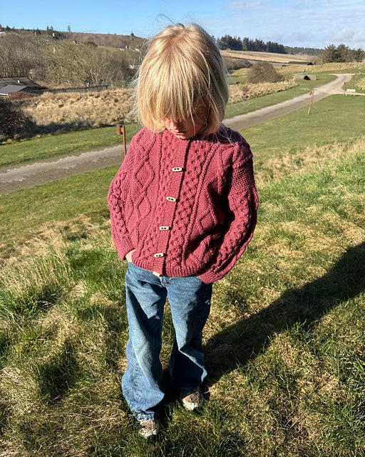 DAGMAR JACKET JUNIOR + SANDNES GARN DOUBLE SUNDAY