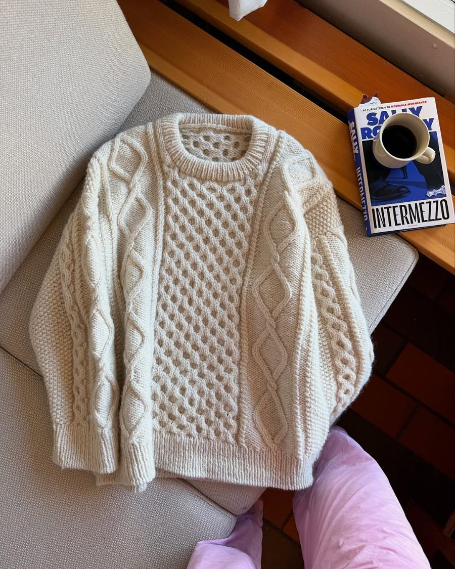 DAGMAR SWEATER + HAYNES CREEK ARAN