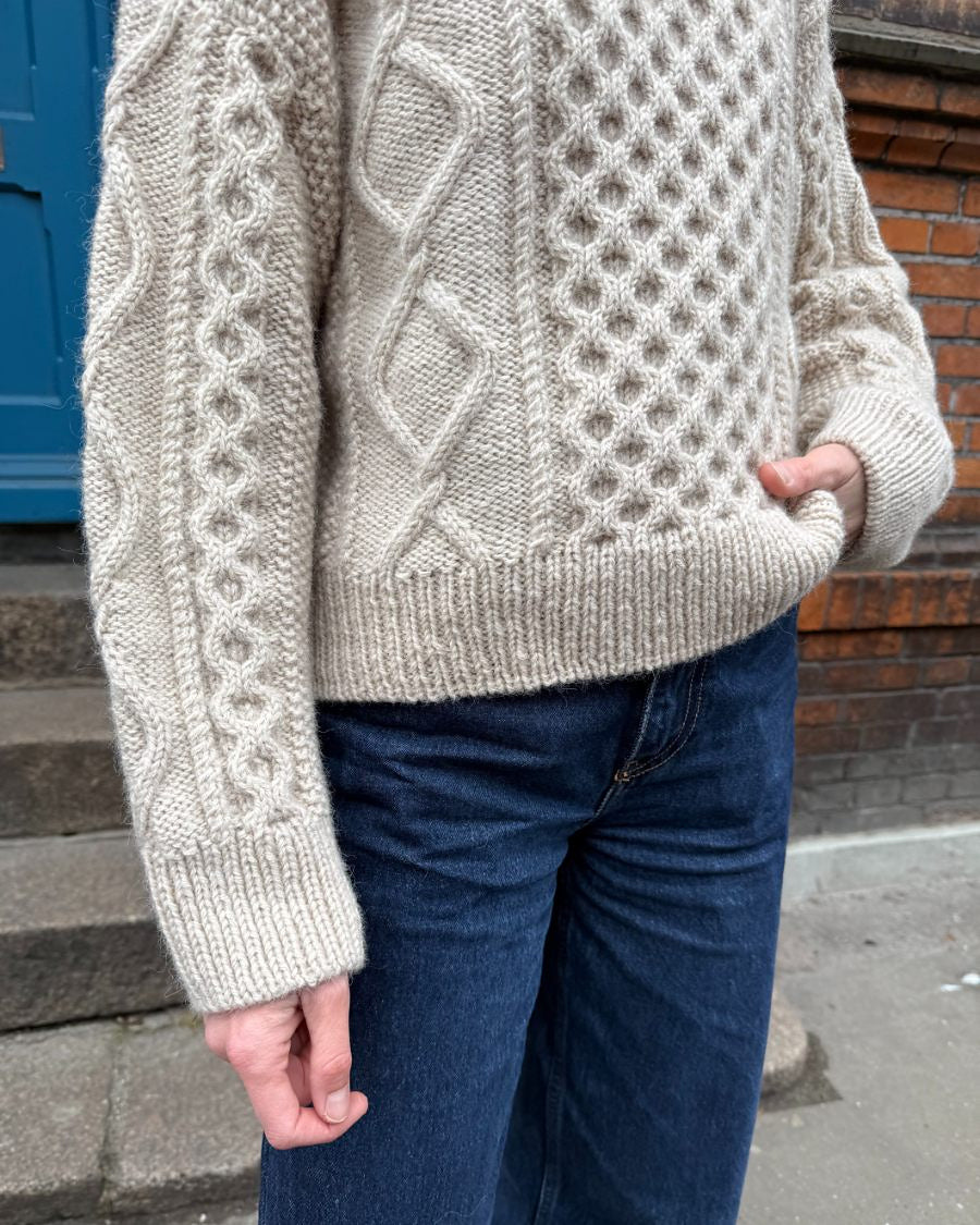 DAGMAR SWEATER + HAYNES CREEK ARAN