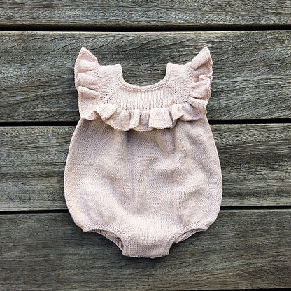 RUFFLE ROMPER + KFO COTTON MERINO