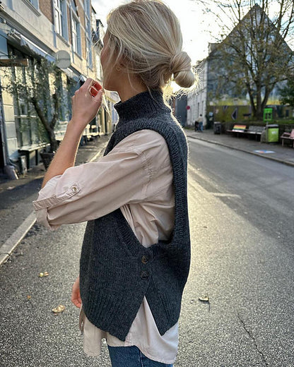 LULU SLIPOVER + SANDNES PEER GYNT TWEED