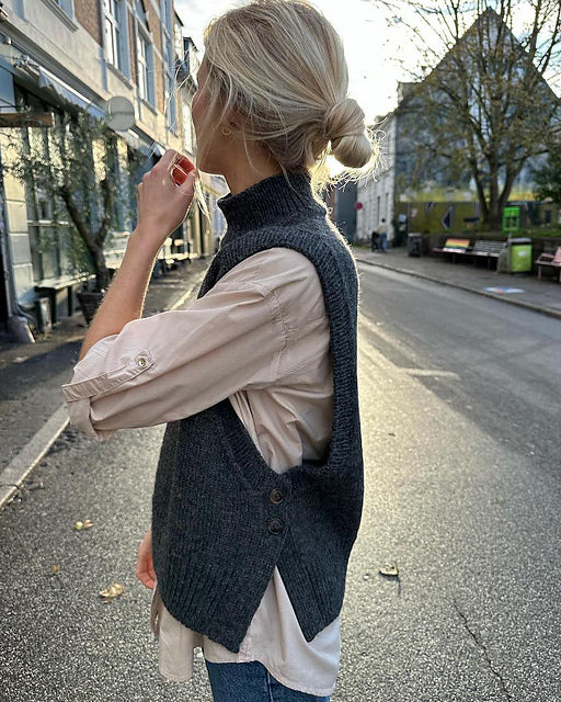 LULU SLIPOVER + SANDNES PEER GYNT TWEED