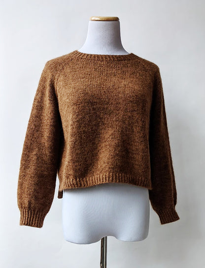 Gingerbread Sweater knitting pattern by Espace Tricot, photo 1