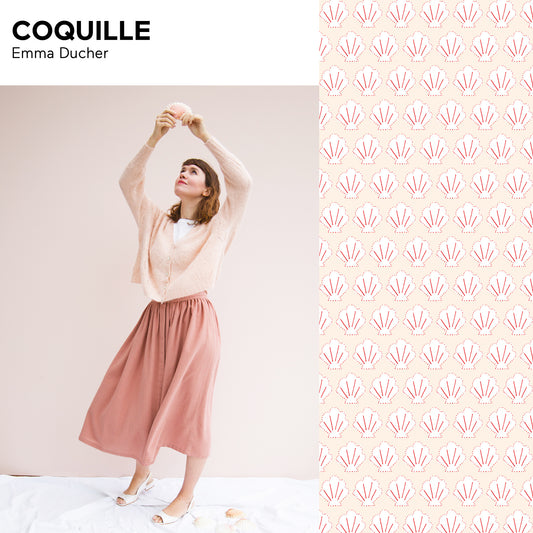 COQUILLE + SWEETGEORGIA FLAXEN SILK FINE