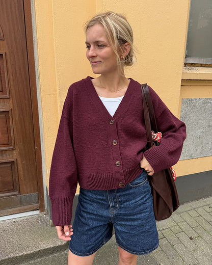 CARDIGAN SCARLET