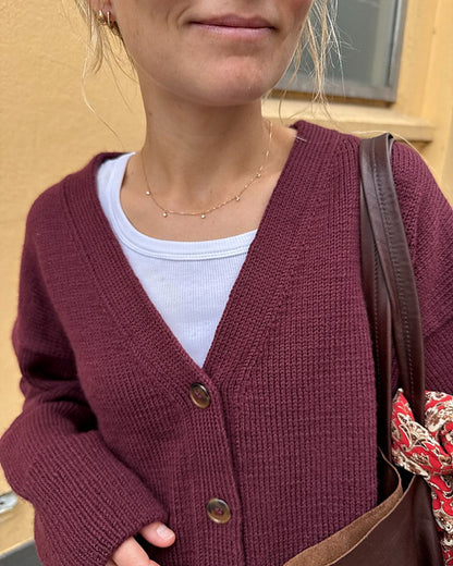 CARDIGAN SCARLET