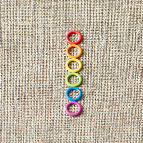 Cocoknits - Small Colorful Ring Stitch Markers