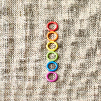 Cocoknits - Small Colorful Ring Stitch Markers