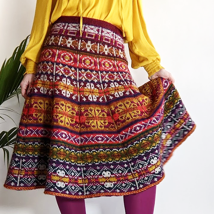 Folly Skirt knitting pattern by Espace Tricot, photo 1