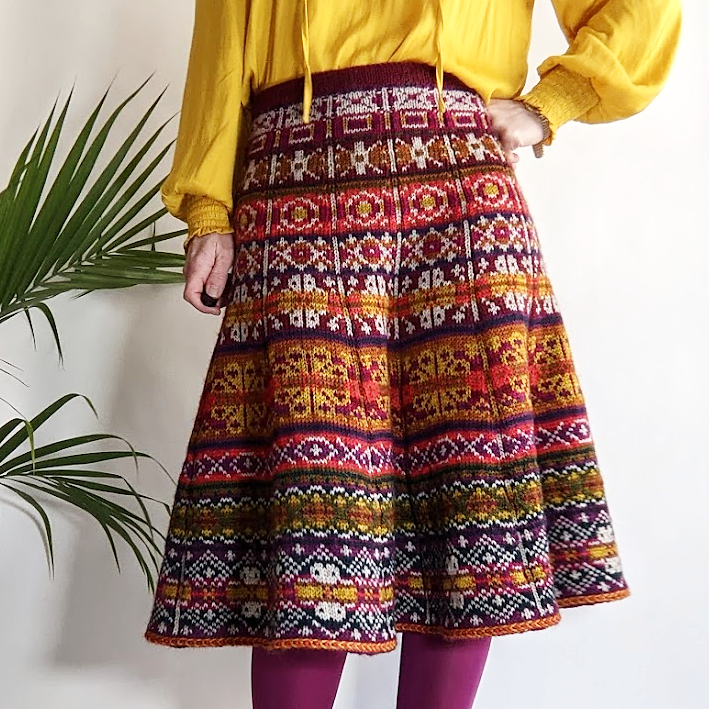 Folly Skirt knitting pattern by Espace Tricot, photo 2